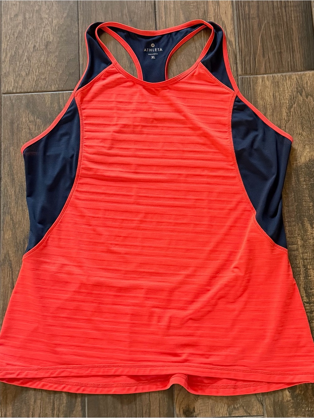 Athleta Spiral Spinner Racerback Tank Top Sz XL